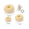 Beaute Galleria 3 Pieces Hair Donut Bun Maker Ring Style