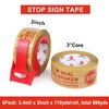 Stop Sign Sealing Tape Pre-Printed IF Seal is Broken,Check Contents