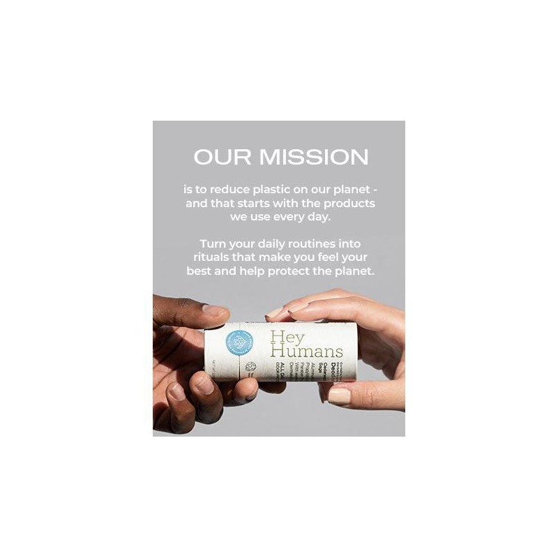 Hey Humans Cedarwood Sage Deodorant Contains Naturally Derived Ingredients in