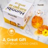 Hunnibi Handmade Honey Jar with Dipper, Glass Made Honey Dipper