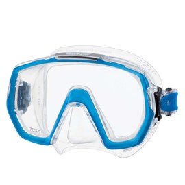 Tusa Freedom Elite Scuba Mask, M-1003 -Fish Tail Blue