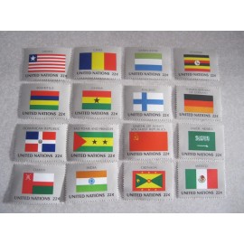 1985 UNITED NATIONS FLAG SET, MNH
