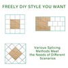 Peel and Stick Floor Tile 20-Pack 20 Sq.Ft Matte Pattern