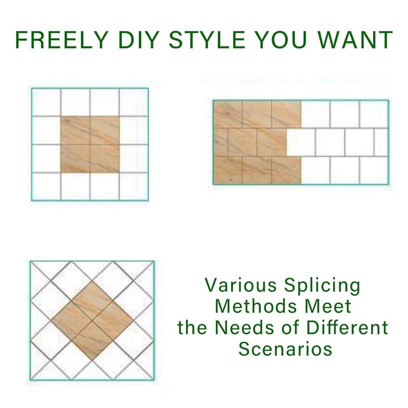 Peel and Stick Floor Tile 20-Pack 20 Sq.Ft Matte Pattern