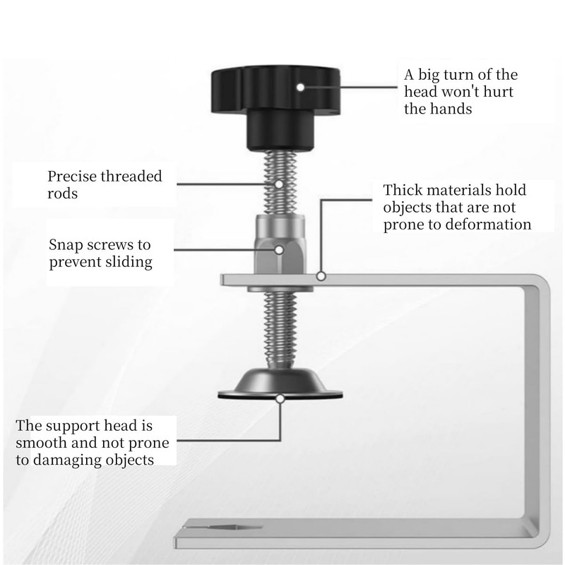 2 Pcs Silver Drawer Fixing Clips, Drawer Front Installation Clamps,