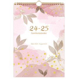 Family Planner 2024 2025 - Calendar 2024 2025 Family Planner 4 Columns Family Calendar 2024 2025 from March 2024 to August 2025, Effective, Easy Planning