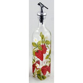 Grant Howard 53007 Strawberries Oil and Vinegar Cruet, 16 oz.