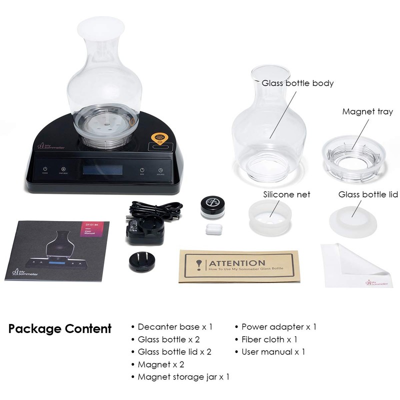 Humbee Deluxe Edition Electric Wine Aerating Decanter