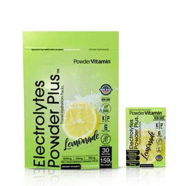 PowderVitamin Electrolytes Powder Plus, cetogénico, limonada, cero azúcar, 1000 mg de potasio, 120 mg de calcio, 120 mg de magnesio, sin OGM, cero... 