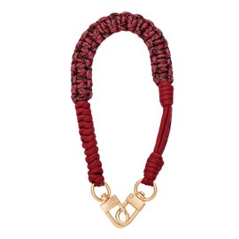 CHUQING Cell Phone Chain Short Wrist Cell Phone Strap Short Key Chain Bracelet Phone Wrist Lanyard Red