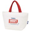 Skater KNB1 Snoopy Retro Label Lunch Bag, Sweat Fabric, Peanuts
