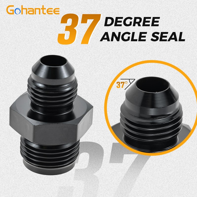 gohantee 6AN Male to 11/16 x 18 Inverted Flare Thread