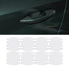 QZTYTY 8PCS Car Door Handle Scratch Protector, Car Door Handle Bowl Sticker, Waterproof Anti-Scratches Car Door Cup Protector Transparent, Auto Exterior Accessories Protection Film for Cars (8PCS)