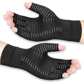 CocoAtlas Copper Care Copper Infused Compression Gloves Medium (One Pair)
