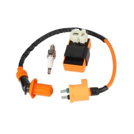 Geartronics Performance Racing Ignition Coil Spark Plug CDI Box GY6 50cc 125cc 150cc Scooter