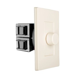 OSD Audio Screwless Decora In-Wall Knob 100W Volume Control - Impedance Matching, Almond