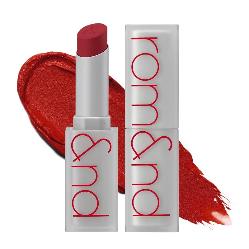 Rom&nd Zero Matte Lipstick (Korean Cosmetics) 13 Red Carpet, 3g