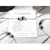 7 Chakra Bracelet - Real Stone Bracelet - Healing Chakra