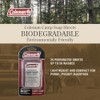 Coleman Camp Sábanas de Jabón Viaje Biodegradables, 25 Hojas Perforadas