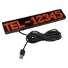 LED Matrix Panel 12x72 Dots Bluetooth APP Control Programmable Scrolling