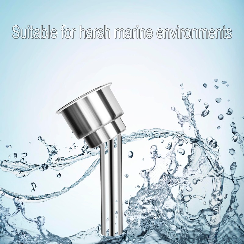 316 Stainless Steel Boat Cup Holder,Portable Cup Holder,30 Degree Outrigger