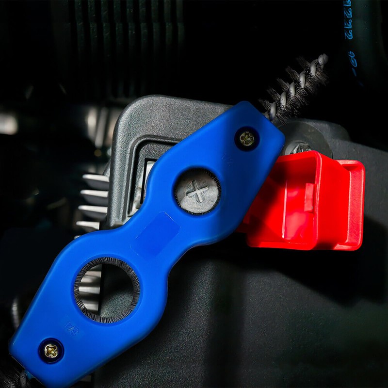 Yctze 4 in 1 Steel Battery Terminal Cleaning Brush, Battery