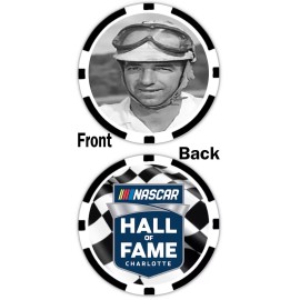 HERB THOMAS - NASCAR HALL OF FAME - POKER CHIP - NASCAR, RACING, HOF