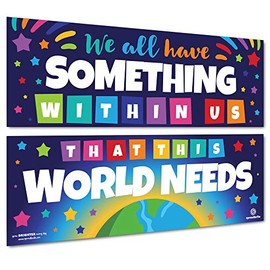 Sproutbrite Classroom Decorations & Decor Banner & Posters Kids Decorations - Bulletin Board and Wall Decor for Elementary and Middle School