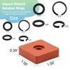 (10+10 Sets) 3/8" & 1/2" Impact Wrench Retainer Rings Kit