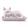 Kwirkworks Adorable Cat Ceramic Butter Dish - Unique and Versatile