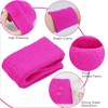 3 Pcs Pink Sweatbands Set with Sports Headband Wristbands, Girls