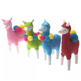 Unbranded Alpaca Ornaments Colorful Christmas Tree Hanging Gift Lot 4 Llama Car Home Decor