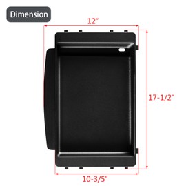 Replacement 7658 Parts for Weber Grill Griddle Spirit 200 300 Spirit II E-210 E-310 Series Genesis Silver B C 1000-5000 Grill Grate Accessories Weber Cast Iron Griddle Plate 1 Pack 7597 7598