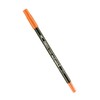 Uchida 1122-C-88 Marvy Extra Fine Tip Le Plume II Double Ender Marker Pen, Terra Cotta