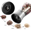 Gulex® Pepper Grinder Pepper Mill, Salt Grinder Refillable,(Single Package) Adjustable,