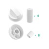 Knob Replacement for Luxe Bidet Neo 120 185, Toilet Accessories