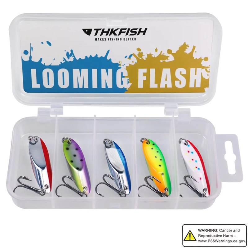 THKFISH Fishing Lures Trout Lures Fishing Spoons Lures for Trout