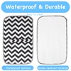DOOCECIY Changing Mat Baby Travel, Waterproof Foldable Nappy Portable Changing