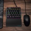 Mechanical Gaming Keyboard 35 Keys One Handed Wired Backlight Gamer