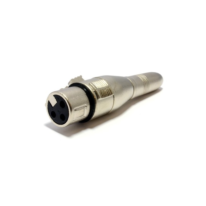 kenable 6.35mm Mono Jack Socket to XLR Female Connector Adapter