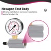 GOATACURA 0-15psi/kpa Gas Test Pressure Gauge, 2" Dial Size, 3/4"