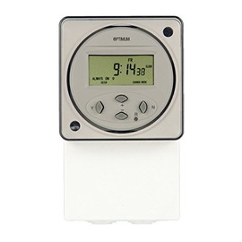 Optimum OP-IHTDIGI Digital 24 Hour/7 Day Immersion/General Purpose Time Switch, 230 V, White