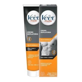 Crema Depilatoria Veet Men Torso Y Cuerpo Piel Normal 200ml