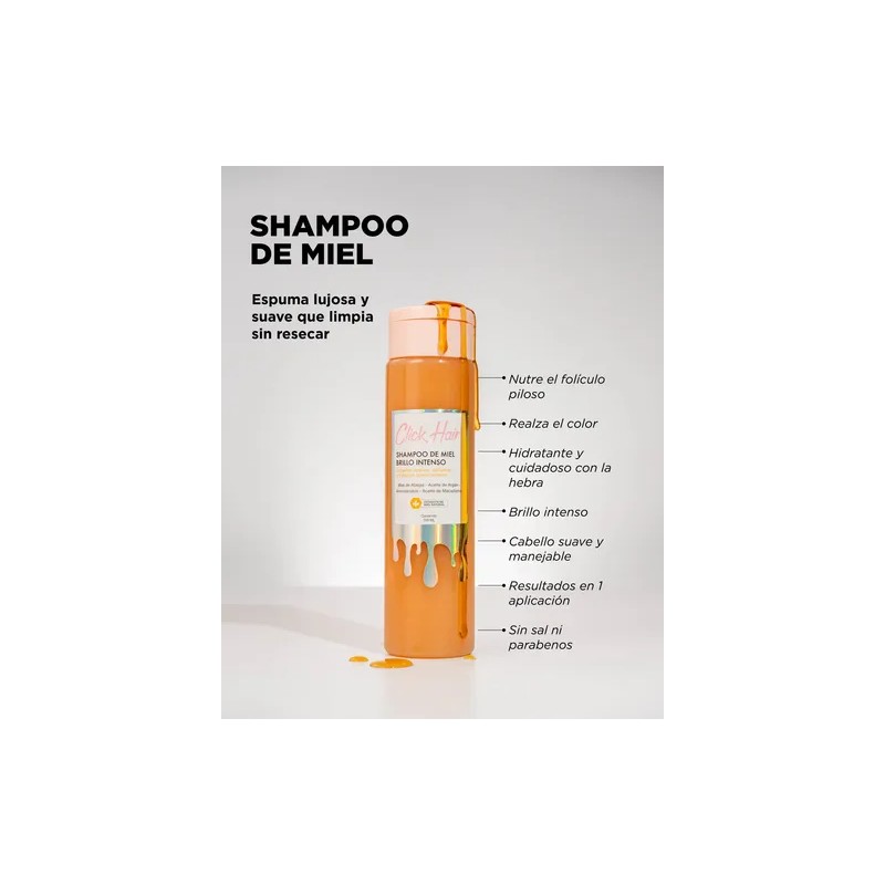 Duo Shampoo Y Acondicionador De Miel Click Hair