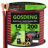 GOSDENG 14 Gauge Speaker Wire- 200 ft Spec Soft Touch