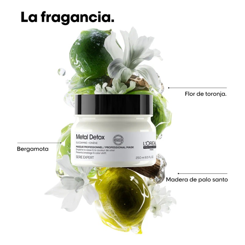 Mascarilla Loral Professionnel Metal Detox 250ml