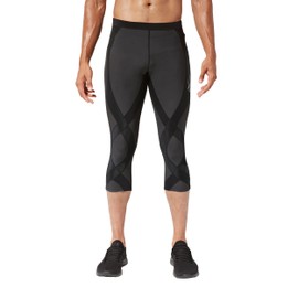 CW-X Men's Endurance Generator Insulator Joint and Muscle Support 3/4 Compression Tight, Black, Medium