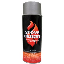 Forrest Paint 6193 1200 Wood Stove High Temp Paint - Metallic Gray