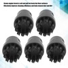 5-Piece Set Steam Cleaner Cleaning Brushes, Black Steam Mop Brush