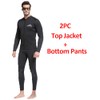 Sbart Premium Men's 3mm Neoprene Wetsuit Two Piece Top Jacket